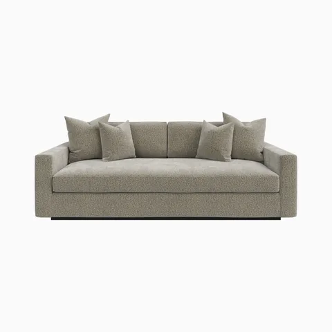 Aleric Sofa in Mushroom, 98"