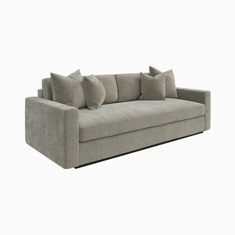 Aleric Sofa in Mushroom, 98"