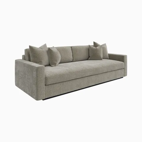 Aleric Sofa in Mushroom, 110"