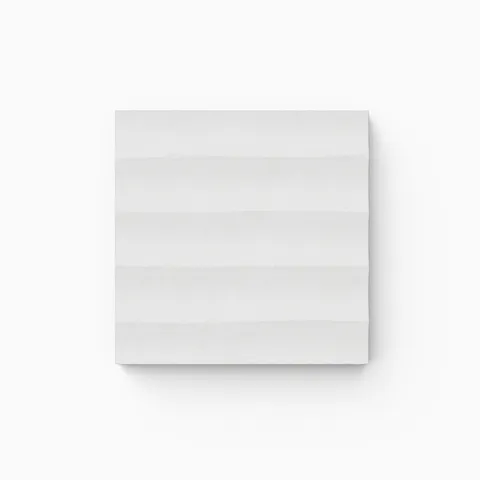 Kai 4 x 4 Fluted in Whisper Sample