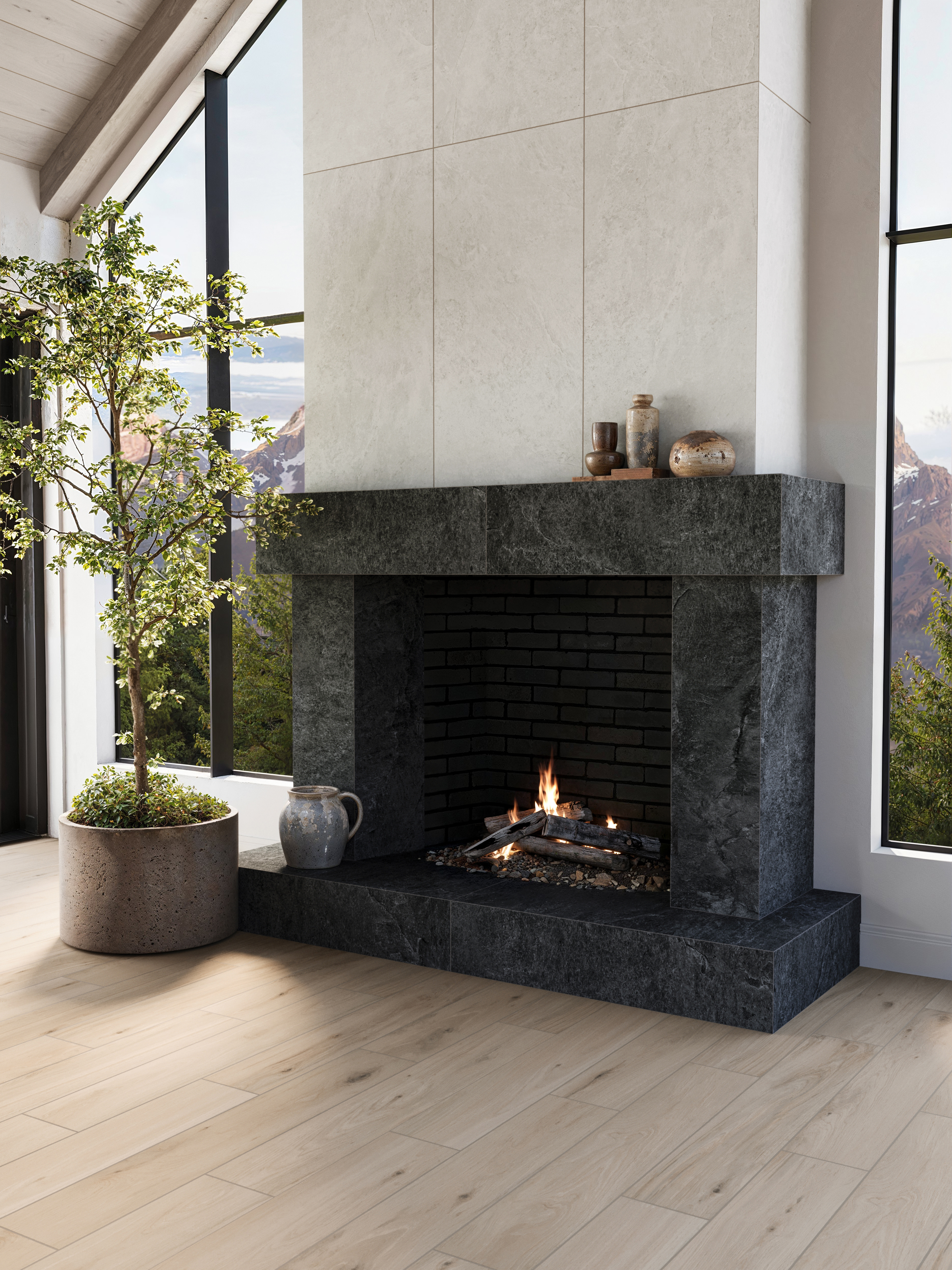 Dawson 24 x 48 Matte Porcelain Tile in Alabaster | Edward Martin