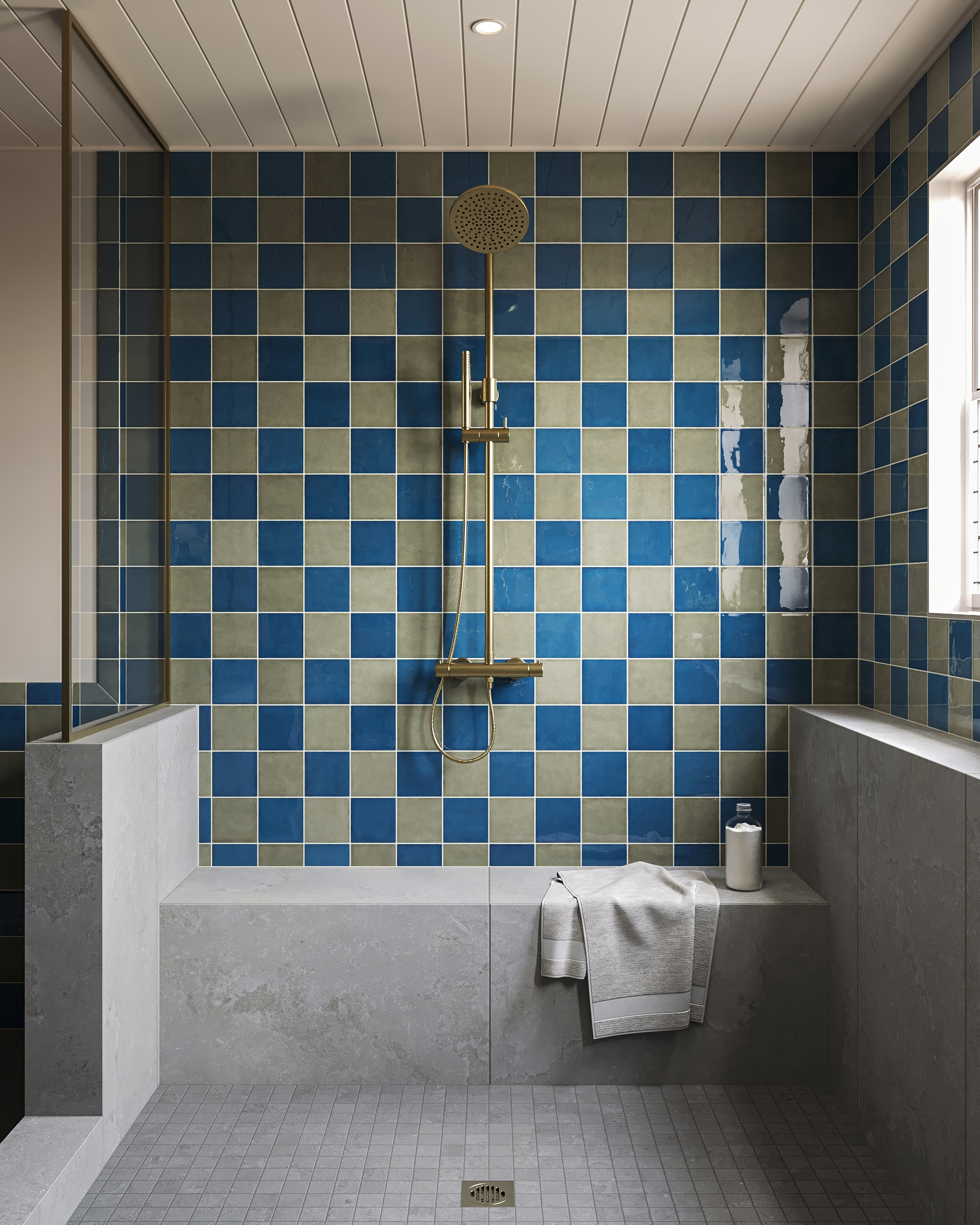 Tatum 24 x 48 Matte Porcelain Tile in Cross-Cut Dune | Edward Martin