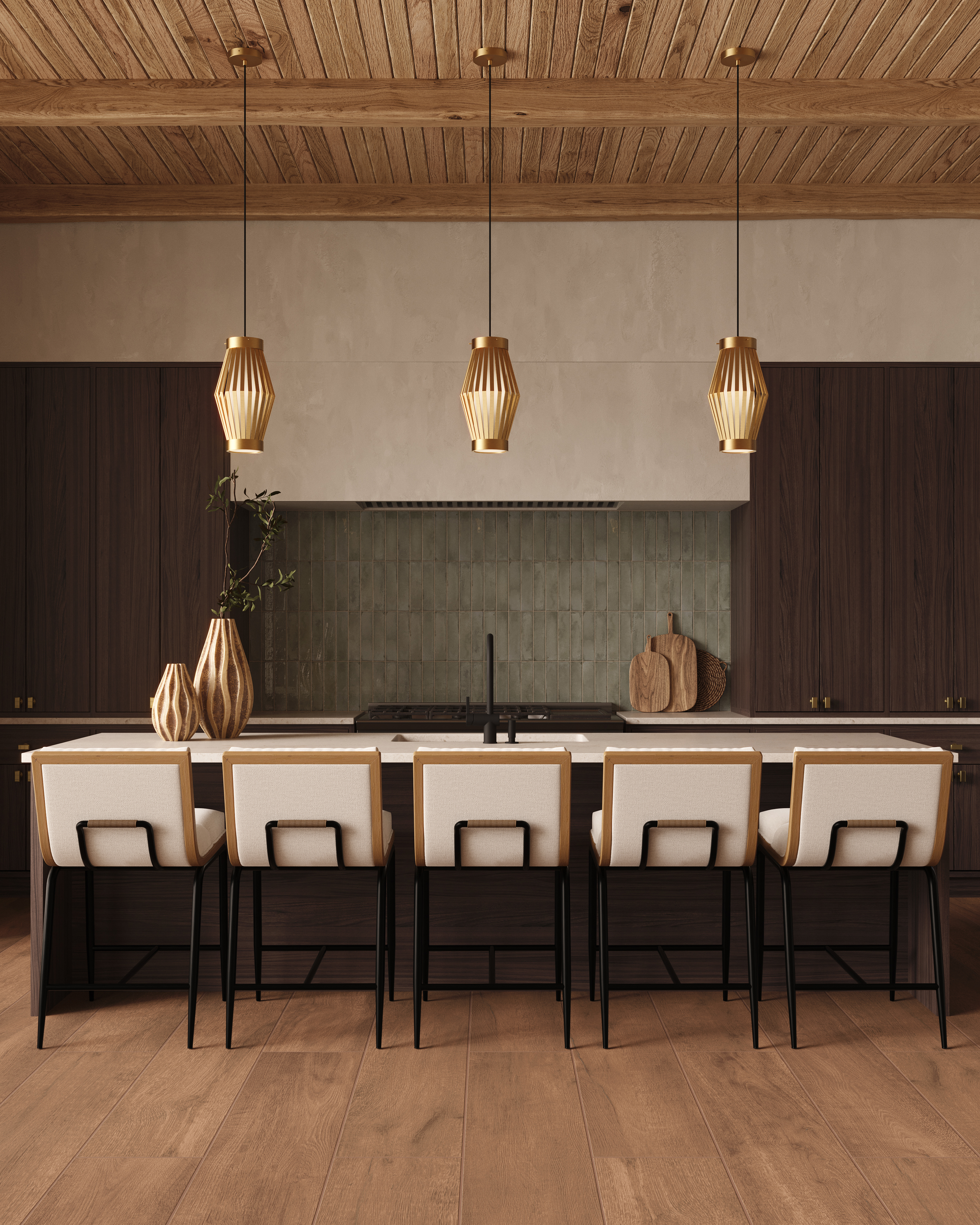 Nora 8 x 48 Matte Porcelain Tile in Macchiato | Edward Martin
